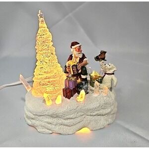 VTG  FIGI "Thanks Santa" CHRISTMAS FIGURE WITH LIGHT (1997) Works‎ w/Box